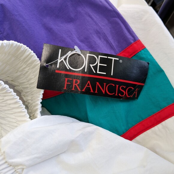 NWT Deadstock Vintage 1990s Koret Francisca Windbreaker Jacker Oversized Size XL - Picture 9 of 11